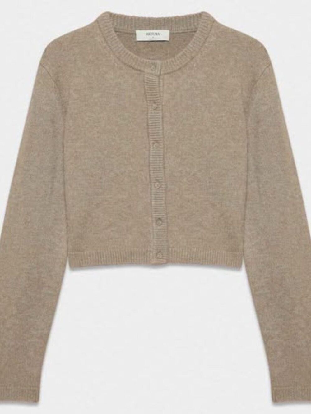 Aritzia Cashmere Relaxed Crew Cardigan (Size S) - Picture 3 of 4